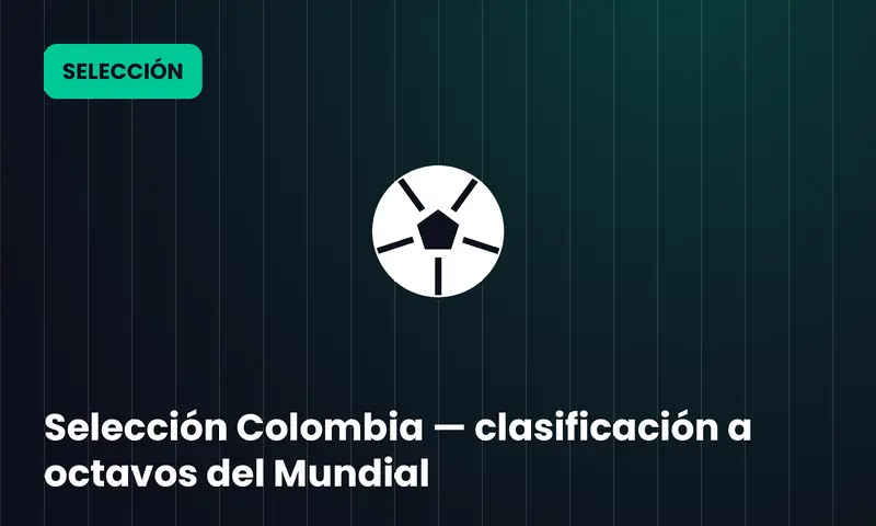 Selección Colombia — clasificación a octavos del Mundial